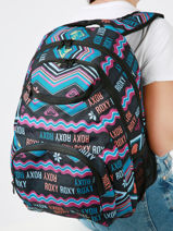 Rugzak 2 Compartimenten Roxy Veelkleurig back to school RJBP4662-vue-porte