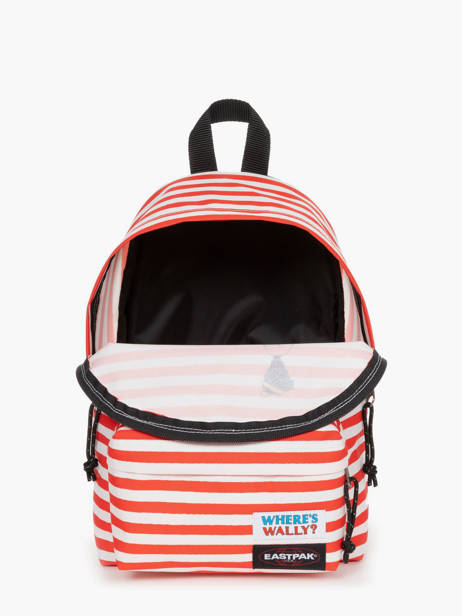 Rugzak Eastpak Rood where is wally K043WAL ander zicht 2