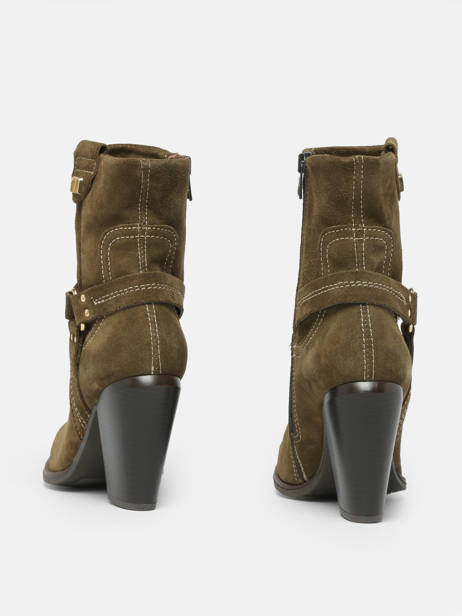 Santiago Laarzen Met Hak Uit Leder Mjus Groen accessoires T76202 ander zicht 5