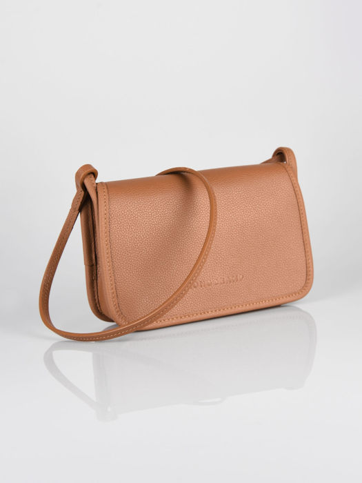 Longchamp Le foulonné Clutch Bruin
