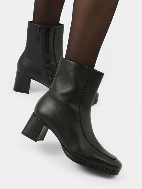 Enkellaarsjes Met Hak Uit Leder Gabor Zwart accessoires 57 ander zicht 2