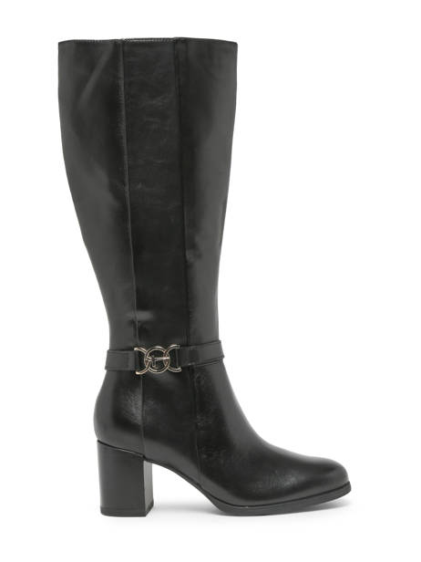 Laarzen Met Hak Uit Leder Tamaris Zwart accessoires 41