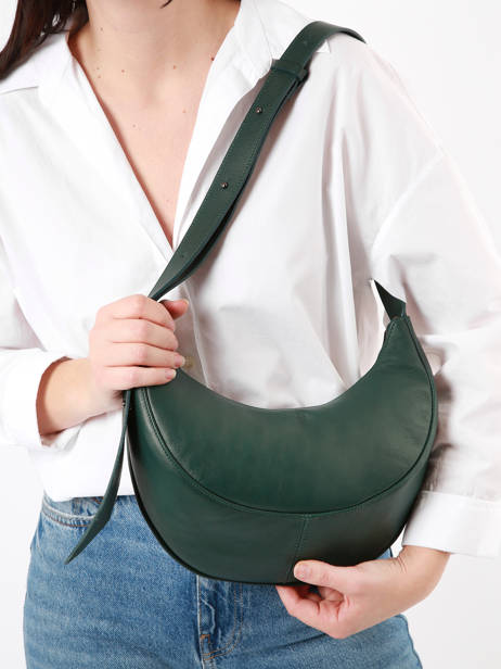 Cross Body Tas Sosoomao Leder Etrier Groen sosoomao ECSO057M ander zicht 1