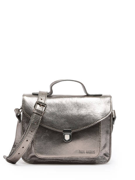 Cross Body Tas Vintage Leder Paul marius Grijs vintage GEORGE
