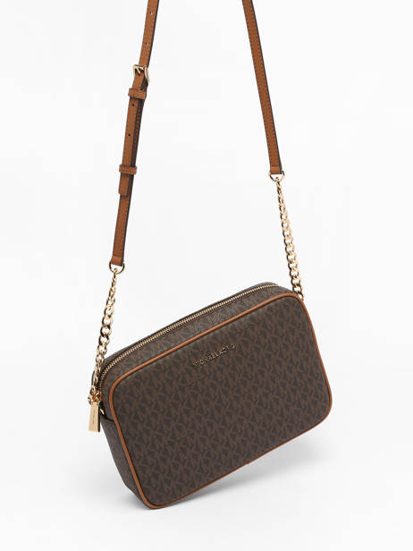 Cross Body Tas Jet Set Michael kors Bruin jet set F1GJ6C7B ander zicht 2