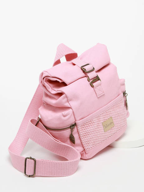 Rolltop Rugzak S Narcisse Woomen Roze narcisse WNAR04 ander zicht 2