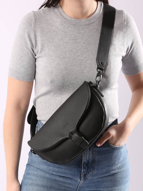 Cross Body Tas M Oxer Leder Etrier Zwart oxer EOXE065M ander zicht 1