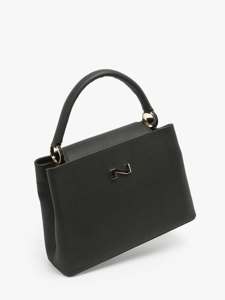 Handtas Magnolia Leder Nathan baume Zwart eden 3 ander zicht 2