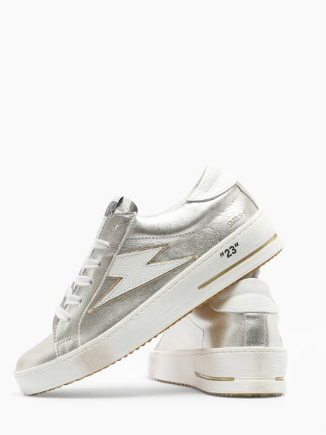 Sneakers Maya Uit Leder Semerdjian Zilver women MAYA7992 ander zicht 4