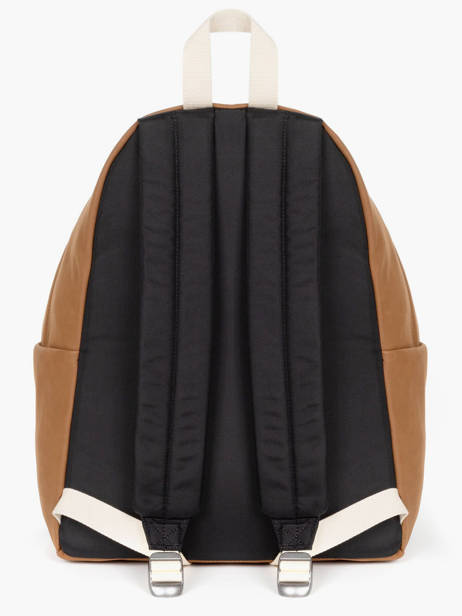 Rugzak 1 Compartiment Eastpak Bruin upgrained K620UPG ander zicht 3