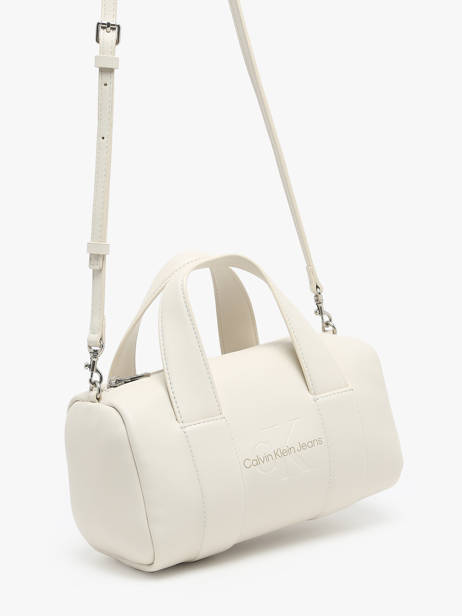 Cross Body Tas Sculpted Calvin klein jeans Beige sculpted K612378 ander zicht 2