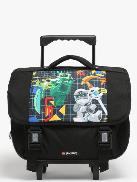 Boekentas Op Wieltjes 2 Compartimenten Lego Zwart ninjago prime empire 21