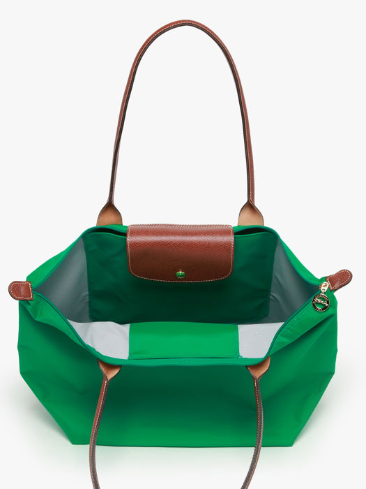 Longchamp Le pliage original Schoudertas Groen