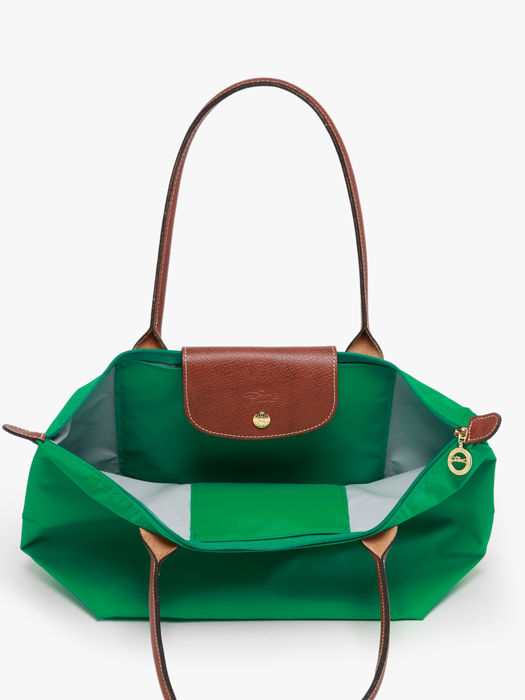Longchamp Le pliage original Schoudertas Groen