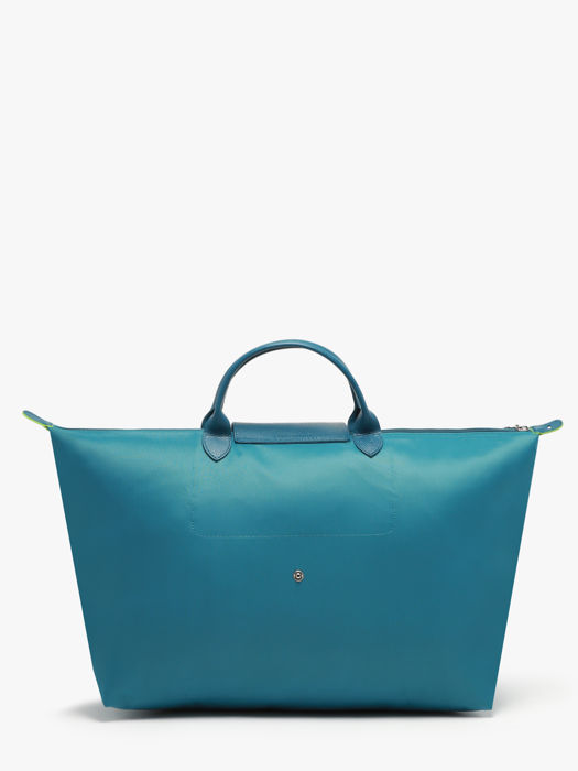 Longchamp Le pliage green Reistassen Blauw