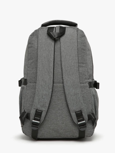 Rugzak 2 Compartimenten Miniprix Grijs backpack 336 ander zicht 3