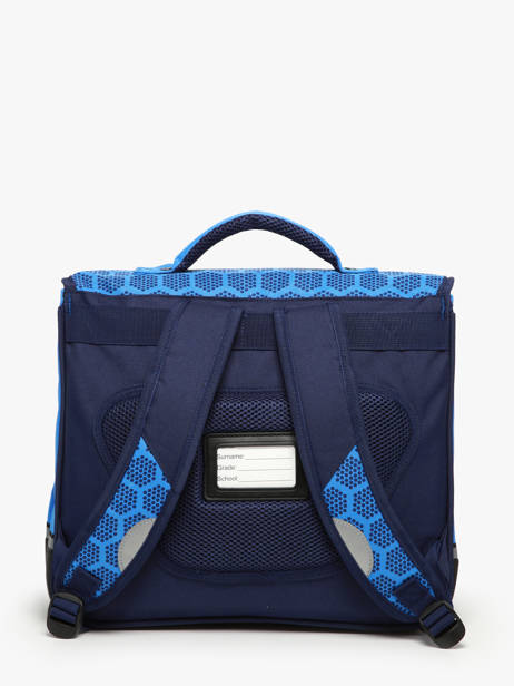 Rugzak 2 Compartimenten Snowball Blauw foot 46138 ander zicht 4