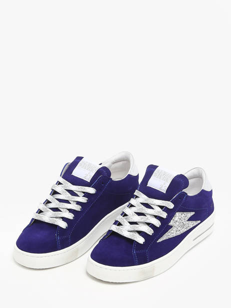 Sneakers Maya Uit Leder Semerdjian Blauw accessoires MAYA668 ander zicht 2