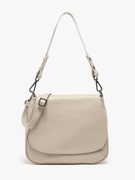 Cross Body Tas Caviar Leder Milano Beige caviar CA240613