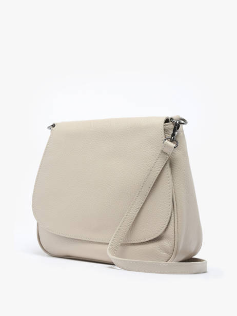 Cross Body Tas Caviar Leder Milano Beige caviar CA240613 ander zicht 2