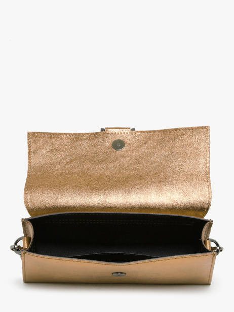 Schoudertas Nine Leder Milano Goud nine NI24066 ander zicht 3