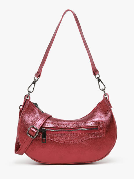 Schoudertas Nine Leder Milano Rood nine NI24061