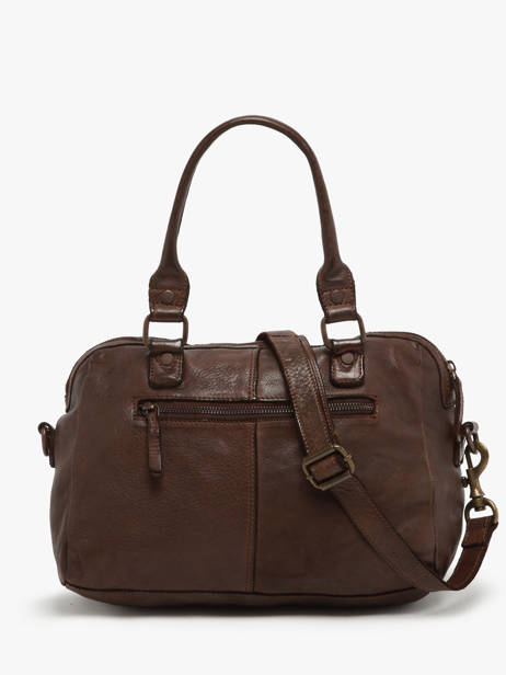 Handtas Heritage Leder Biba Bruin heritage BT1 ander zicht 4