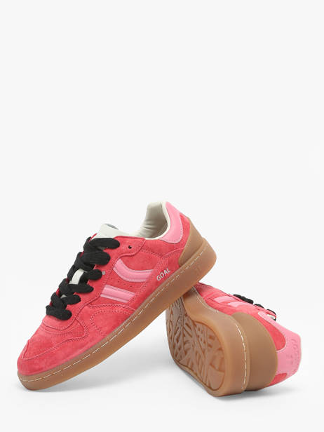 Sneakers Goal Uit Leder Coolway Rood women 7694931 ander zicht 2