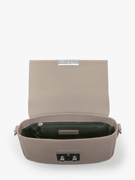 Cross Body Tas Daily City Lacoste Beige daily city NF4757DZ ander zicht 3