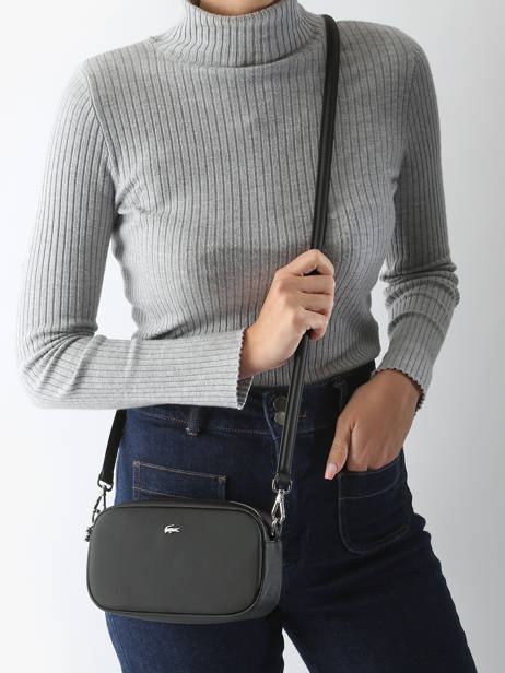Cross Body Tas Daily City Lacoste Zwart daily city NF4755DZ ander zicht 1