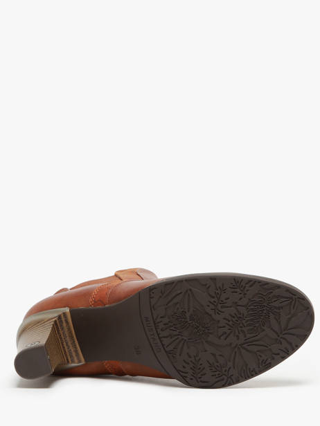 Enkellaarsjes Met Hak Mustang Bruin accessoires 1470503 ander zicht 5