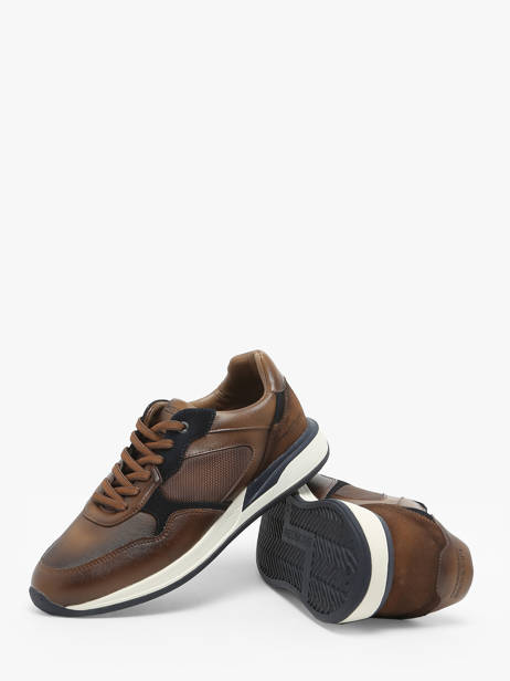 Sneakers Paillon Uit Leder Redskins Bruin men PAILLON ander zicht 2