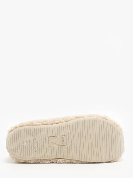 Pantoffels Yoi Curly Verbenas Beige accessoires 86124660 ander zicht 4