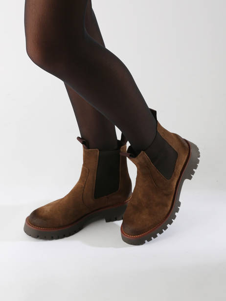 Chelsea Boots Uit Leder We do Bruin women C99593DA ander zicht 1