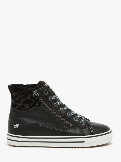 Sneakers Mustang Zwart women 1365603