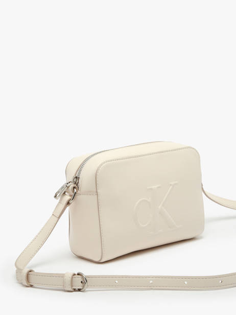Cross Body Tas Sculpted Calvin klein jeans Beige sculpted K612726 ander zicht 2