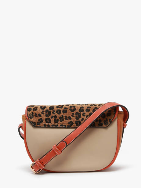 Cross Body Tas Leopard Lulu castagnette Bruin leopard TURENNE ander zicht 4