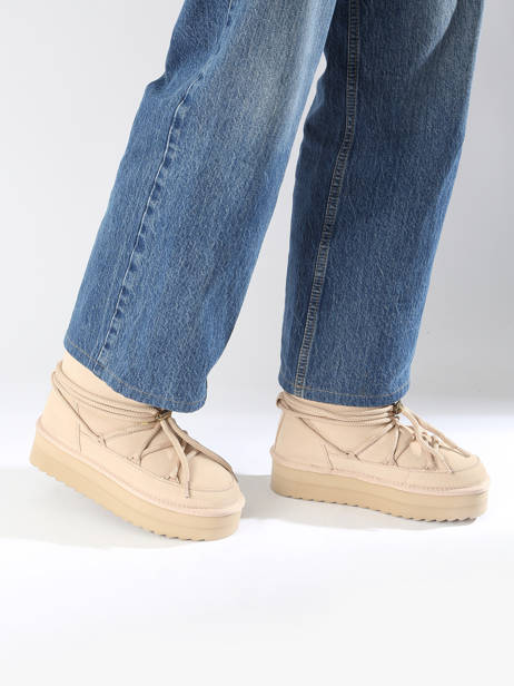Enkellaarsjes Platform Mountain Colors of california Beige women CYWPLA12 ander zicht 1