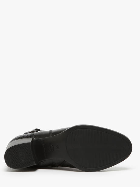Enkellaarsjes Uit Leder Tamaris Zwart accessoires 43 ander zicht 5