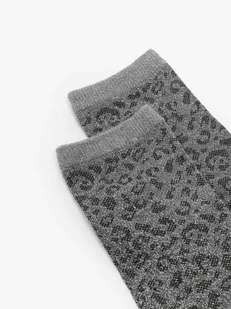 Sokken Pieces Grijs socks women 17151109 ander zicht 1