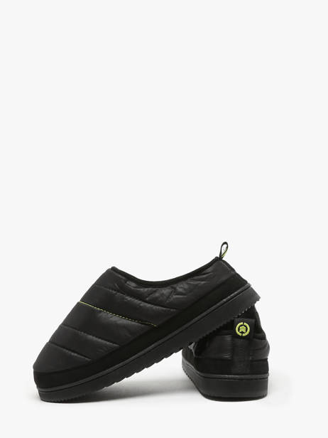 Pantoffels Isotoner Zwart men 98229 ander zicht 2