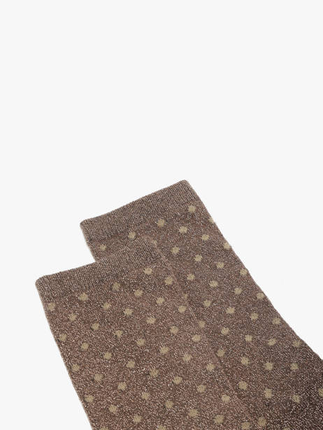 Sokken Pieces Bruin socks women 17094859 ander zicht 1