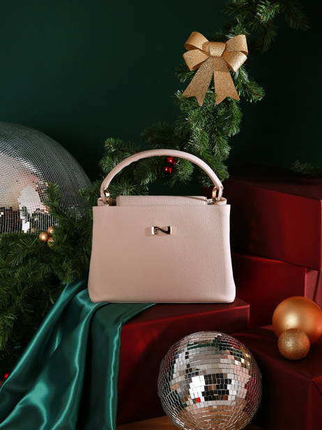 Handtas Magnolia Leder Nathan baume Beige eden 3 ander zicht 5