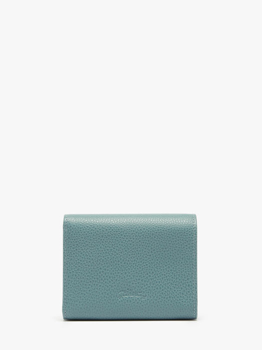 Longchamp Le foulonné Portefeuille Blauw