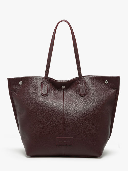 Longchamp Essential cuir Schoudertas Violet