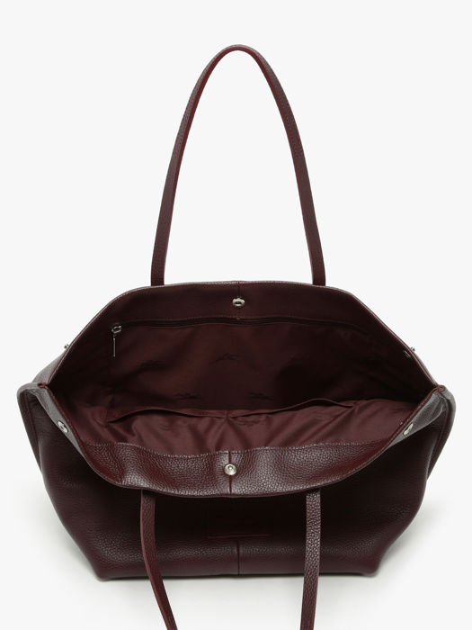 Longchamp Essential cuir Schoudertas Violet