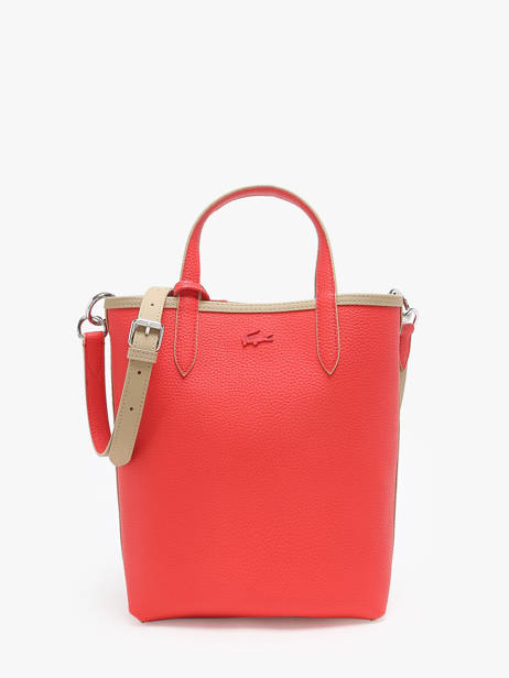 Schoudertas Anna Omkeerbaar Lacoste Beige anna NF2991AA ander zicht 3