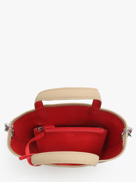 Schoudertas Anna Omkeerbaar Lacoste Beige anna NF2991AA ander zicht 4