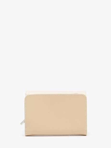 Portemonnee Leder Lancaster Beige smooth 2 ander zicht 3