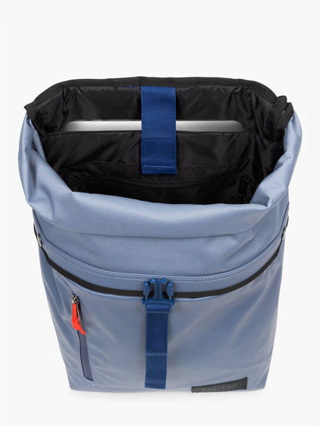 Rugzak Eastpak Blauw tarp MANHATTA ander zicht 2